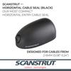 Scanstrut DS-H6-BLK Horizontal Cable Seal for Cables from 2-6mm - Black view 2