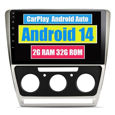 RoverOne Car Stereo Radio for Skoda Octavia 2007-2014 with Android Multimedia Player GPS Navigation Touch Screen Bluetooth WiFi DSP CarPlay Android Auto
