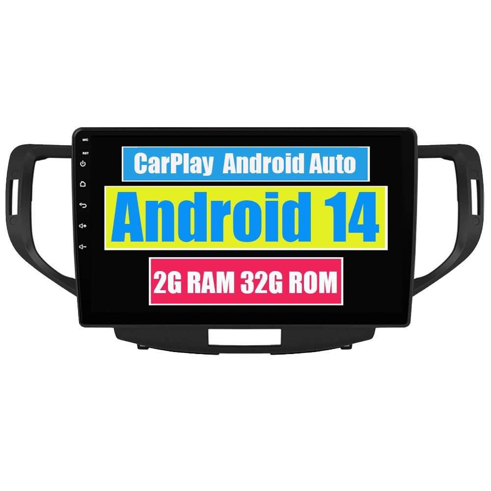 RoverOne Car Stereo Radio for Honda Accord 8 2008 2009 2010 2011 2012 Android Multimedia Player GPS Navigation Touch Screen Bluetooth WiFi DSP CarPlay Android Auto