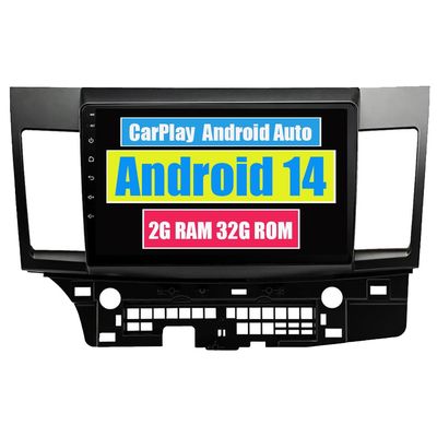 RoverOne Car Stereo Radio for Mitsubishi Lancer EX 10 2008-2015 Android Multimedia Player GPS Navigation Touch Screen Bluetooth WiFi DSP CarPlay Android Auto