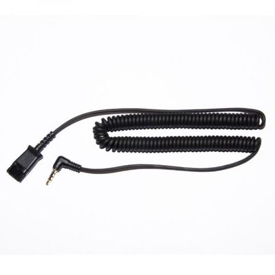 Project Telecom QD to 3.5mm Jack Headset Connection Lead, BL-07 (+P), TAA Compliant, Compatible with Plantronics, Poly, JPL, & QD Headsets
