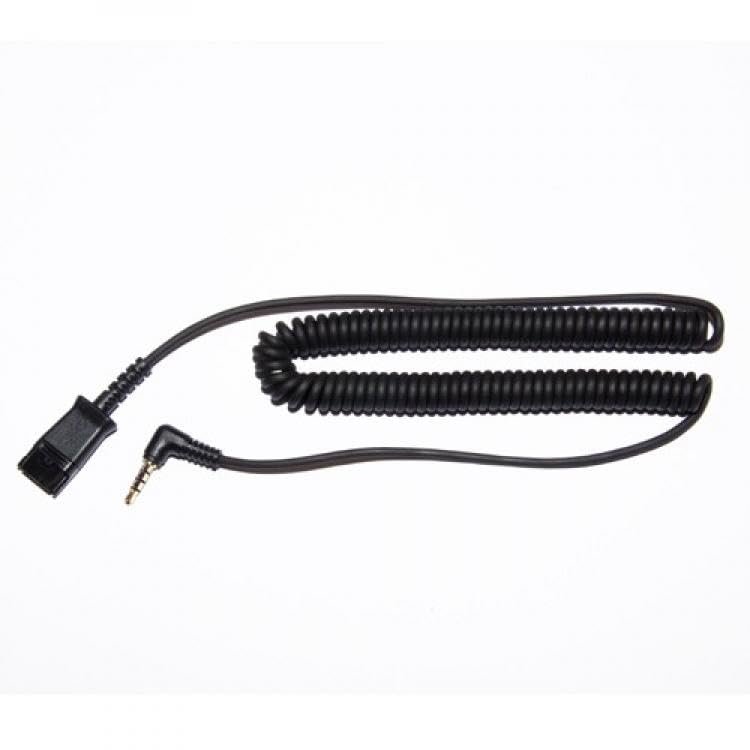 Project Telecom QD to 3.5mm Jack Headset Connection Lead, BL-07 (+P), TAA Compliant, Compatible with Plantronics, Poly, JPL, & QD Headsets