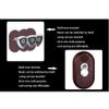 ARCH Antique Copper Finish 180-degree Peephole Anti-Theft Door Viewer Doorbell with Heavy Duty Privacy Cover for Home Security (Color : Red Bronze) view 3