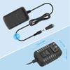 12V Power Supply, 12 Volt 2A 24W DC Power Supply, Black LED Power Adapter, AC 110V to 12V Wall Mounted Transformer Plug for LED Strip Lights with 5.5/2.1 DC Female Connector view 2