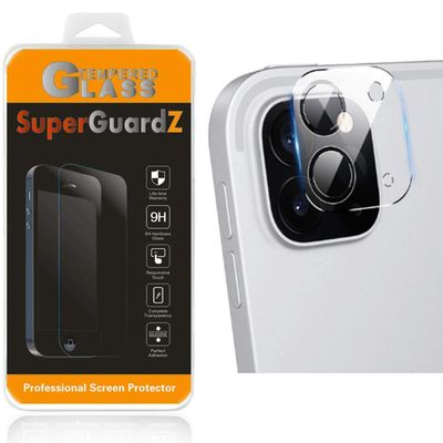 [2-Pack] for Rear Camera Lens of iPad Pro 11 (2020) Screen Protector [Tempered Glass], SuperGuardZ, 9H, 0.3mm, Anti-Scratch, Anti-Bubble [Lifetime Replacement] + 2 Stylus Pen