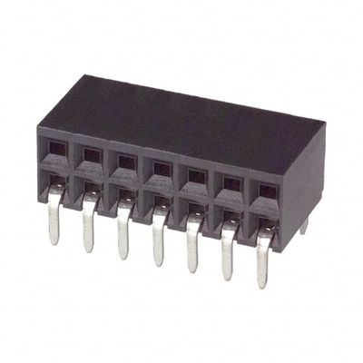 AMP - 1-535512-7-14 Position Receptacle Connector Through Hole, Right Angle (Pack of 10)