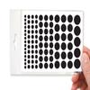 BLOCKED Stackable Webcam/Camera Vinyl Covers | 95 Low-Tack Restickable Webcam Sticker | 5-Sizes | Black 95-Pack (Muted Matte) view 1