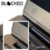 BLOCKED Stackable Webcam/Camera Vinyl Covers | 95 Low-Tack Restickable Webcam Sticker | 5-Sizes | Black 95-Pack (Muted Matte) view 3