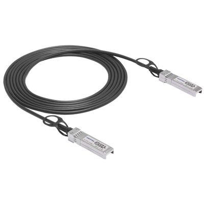 QSFPTEK 10G SFP+ DAC Cable, 2m (7ft) 10gbe SFP+ to SFP+ Passive Direct Attach Copper Twinax Cable for Cisco SFP-H10GB-CU2M, Ubiquiti, D-Link, Netgear, Open Switch Devices