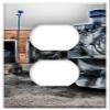 Switch Plate Outlet Cover - Locomotive Train Steam Engine Rail Yard Rail view 1