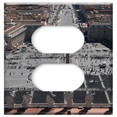 Switch Plate Outlet Cover - St Peter Square St Peter Basilica St Peter Rome