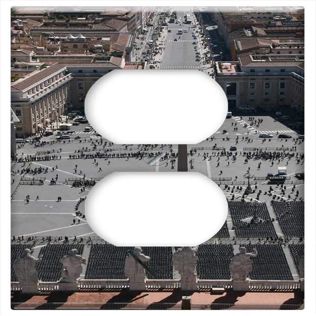 Switch Plate Outlet Cover - St Peter Square St Peter Basilica St Peter Rome