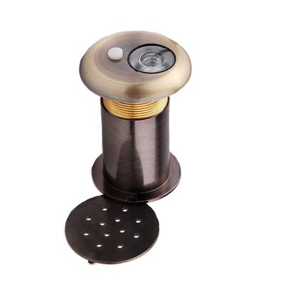 ARCH Vintage Door Viewer HD Peephole Door Mirror with Back Cover Home Door Viewer, Length Adjustable for Home Hotel (Color : Green Bronze)