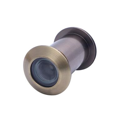 Green Bronze Anti-Theft Door Visible Peephole Cat Eye HD 220  Wide Angle Door Mirror Anti-Theft Anti-pry Door Viewer with Cover (Color : Green Bronze)