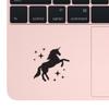 NBFU Unicorn Stars Girly 1 (Black) (Set Of 2) Premium Waterproof Vinyl Decal Stickers For Laptop Phone Accessory Helmet Car Window Bumper Mug Tuber Cup Door Wall Decoration view 3
