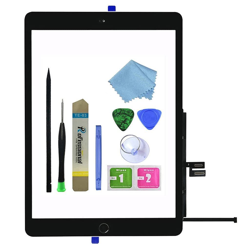 Zentop for iPad 7 7th Generation/8 8th Generation Screen Replacement Touch Digitizer Glass 10.2" 2019/2020,for 7th 8th Gen A2197 A2198 A2200 A2270 A2428 A2429 A2430 Repair Kit + Home Button + Tools