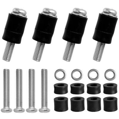 Belleone Wall Mounting Screws Bolts Fit for Samsung TV - M8 x 45mm with 25mm Long Spacers, Solid Screw Bolts Hardware, TV Mounting Bolt Compatible with Samsung 50" 55" 60" 65" 70" 75" 82" TV