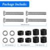 Belleone Wall Mounting Screws Bolts Fit for Samsung TV - M8 x 45mm with 25mm Long Spacers, Solid Screw Bolts Hardware, TV Mounting Bolt Compatible with Samsung 50" 55" 60" 65" 70" 75" 82" TV view 4