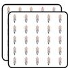 50 PCs Orange Crescent Moon Arrow Dream Catcher 1" Stickers Decals Laptop Notebook Phone Waterproof Vinyl Trendy view 1