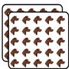 50 PCs Cute Simple Side Profile Puppy Dog Cartoon - Mutt 1" Stickers Decals Laptop Notebook Phone Waterproof Vinyl Trendy view 1