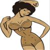 50 PCs Pretty Sexy Vintage Comic Pin Up Sailor Girl Cartoon 1" Stickers Decals Laptop Notebook Phone Waterproof Vinyl Trendy view 2