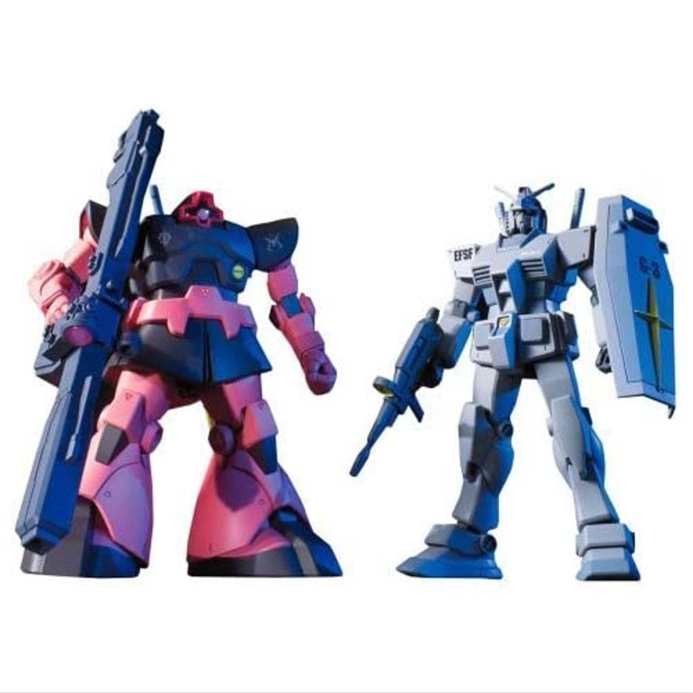 Bandai Hobby - Mobile Suit Gundam - 1/144 HGUC - G-3 Gundam Vs Char's Rick-Dom Model Kit Set