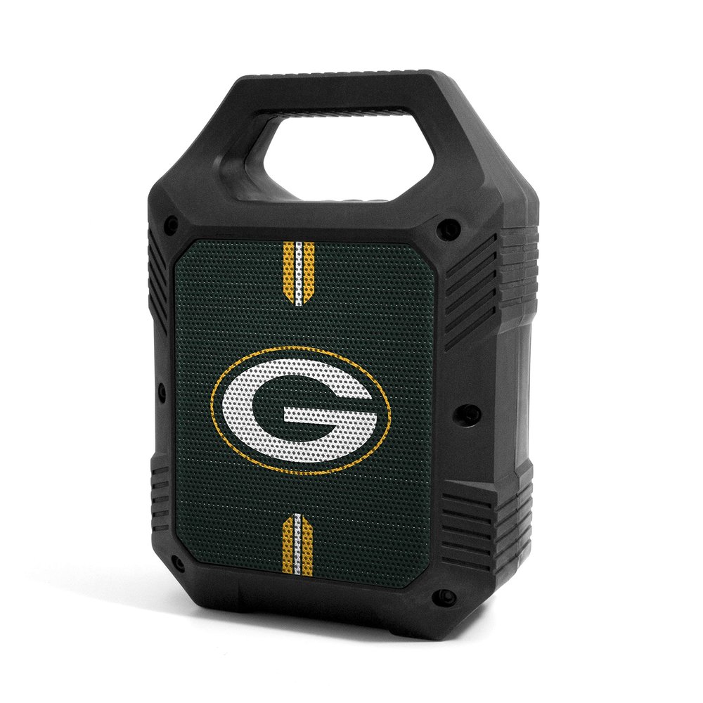 SOAR NFL ShockBox XL LED Wireless Bluetooth Speaker, Green Bay Packers