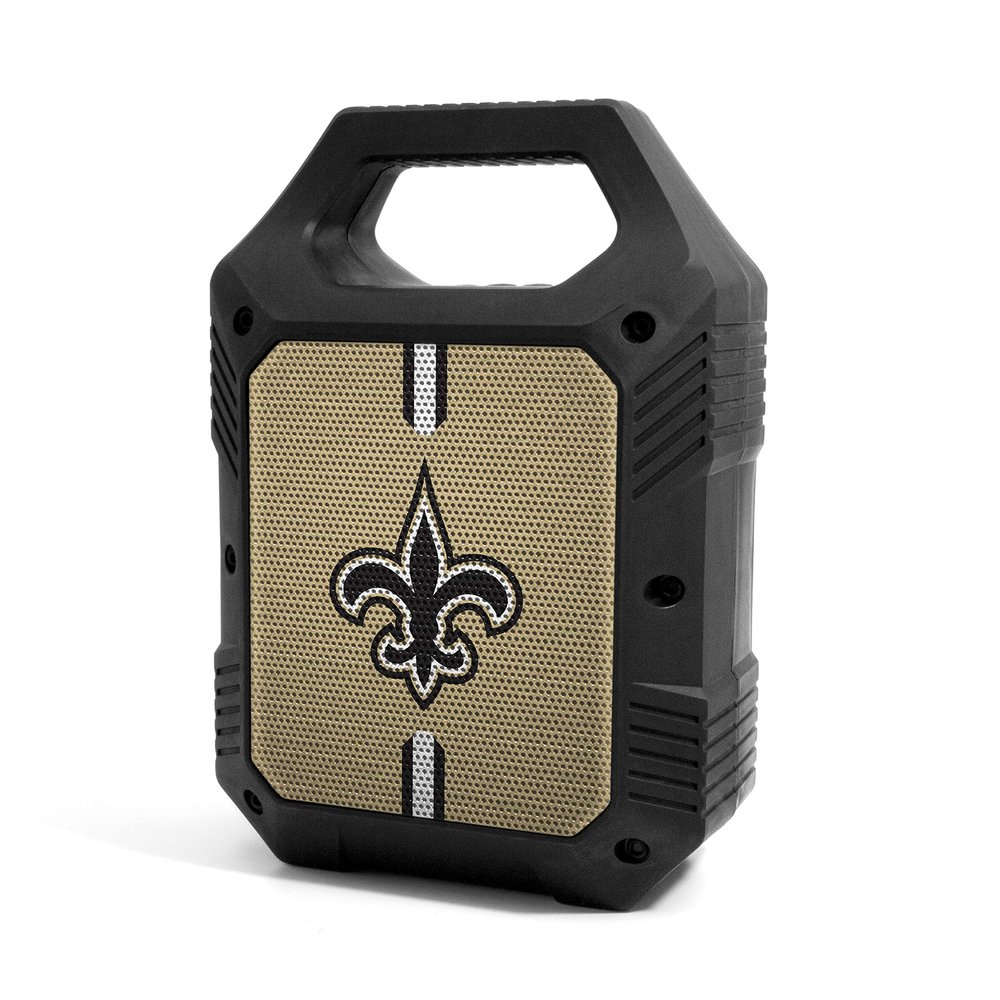 SOAR NFL ShockBox XL LED Wireless Bluetooth Speaker, New Orleans Saints