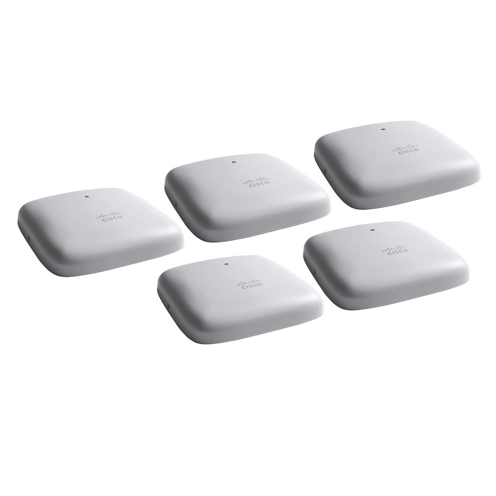 Cisco Business 240AC 802.11ac 4x4 Wave 2 Access Point 2 GbE Ports - Ceiling Mount - 5 Pack Bundle, Limited Lifetime Protection (5-CBW240AC-B)