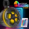 2-Way Dual Waterproof Off-Road Speakers - 4" 800W Marine Grade Wakeboard Tower Speakers System w/RGB Lights & Remote, Full Range Outdoor Audio Stereo Speaker for ATV/UTV, Jeep, Boat - Pyle PLUTV44BTR view 3