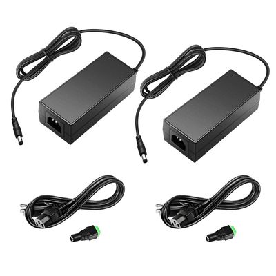 SHNITPWR 24V Power Supply Adapter 24 Volt 3A 72W AC DC Converter, Pack of 2 100V~240V AC to DC 24V 3amp Transformer LED Driver with 5.5x2.5mm Plug for LED Strip Light 3D Printer LCD Monitor Motor