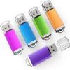 K&ZZ 32 GB Flash Drive 5 Pack USB Flash Drives 3.0 USB Drive 32GB 3.0 Thumb Drive with LED Indicator 32G Memory Stick Pen Drives USB Storage Multipack view 1