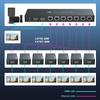 HDMI Extender Splitter 1x7 1080P@60Hz Over Cat 5E/6/7 Ethernet Cable 50m (164ft) Support HDMI loopout EDID Copy POC Function (1 in 7 Out), Monitor view 4