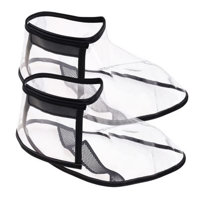 Minkissy Shoe Covers 1 Pair Barber Shoes Cover Salon Hairdressing Shoes Cover Haircut Shoes Protector Hair Stylist Shoes Cover for Hair Salon -Size L Rain Boots