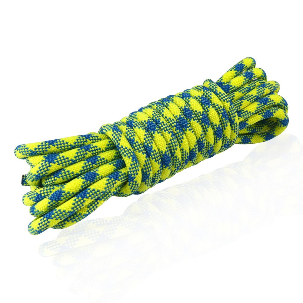 NewDoar 10.5mm(2/5in) Dynamic Rope,24KN(5231 lb) Robust Nylon Kernmantle,3 Sizes Multipurpose Rope for Outdoor Mountaineering Rock Climbing Rescue
