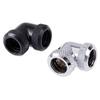 Xucus 1Pc 14mm G1/4 Inner Thread 90 Degree Tube Connector Computer Water Cooling Accessory - (Color: B) view 2