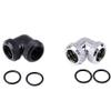 Xucus 1Pc 14mm G1/4 Inner Thread 90 Degree Tube Connector Computer Water Cooling Accessory - (Color: B) view 3