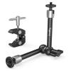 SMALLRIG Clamp w/ 1/4" and 3/8" Thread and 9.8 Inches Adjustable Friction Power Articulating Magic Arm with 1/4" Thread Screw for LCD Monitor/LED Lights - KBUM2732B view 1
