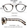 WANXIN Blue Light Blocking Glasses, Anti Eyestrain, TV Glasses for Women Men, Anti UV, Anti Glare view 4