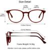 WANXIN Blue Light Blocking Glasses, Anti Eyestrain, TV Glasses for Women Men, Anti UV, Anti Glare view 4