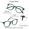 WANXIN Blue Light Blocking Glasses, Anti Eyestrain, TV Glasses for Women Men, Anti UV, Anti Glare view 3