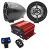 XYC UTV ATV Bluetooth Amplifier Sound System Speakers FM USB Audio System Stereo 3.5 Inch Speakers 12V Motorcycle Anti-Theft Alarm Audio FM Radio Stereo Speaker view 1