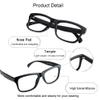 WANXIN Blue Light Blocking Glasses, Anti Eyestrain, TV Glasses for Women Men, Anti UV, Anti Glare view 3