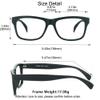 WANXIN Blue Light Blocking Glasses, Anti Eyestrain, TV Glasses for Women Men, Anti UV, Anti Glare view 4