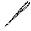 Pro Specialties Group Los Angeles Clippers Blackout Lanyard, Black and White view 1