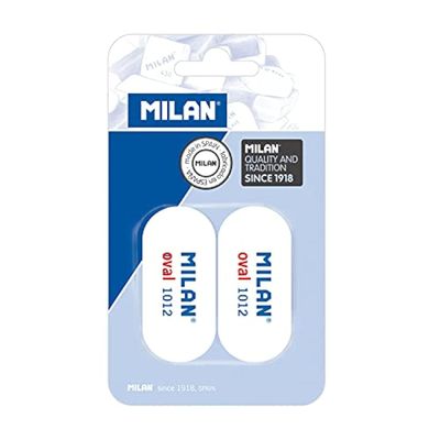 MILAN Escolares Blister 2 Erasers 1012 BMM10407