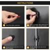 Cable Clips Self with 3M Adhesive Cord Organizer, Wire Holder Clamp Management Sticky for Desk Car Dash Cam Tables Wall, Black 50pcs view 4