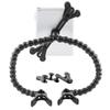 MOGO ModularHose Tablet Holder with Heavy Duty Spring Clamp (Opens to 2"), Compatible with Tablets and Cases up to 14.25" (iPad, iPad Air, iPad Pro 11, Samsung Tab, Microsoft Surface), Dual 18" Arms view 1