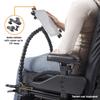 MOGO ModularHose Tablet Holder with Heavy Duty Spring Clamp (Opens to 2"), Compatible with Tablets and Cases up to 14.25" (iPad, iPad Air, iPad Pro 11, Samsung Tab, Microsoft Surface), Dual 18" Arms view 3