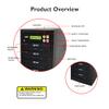 ACARD TECHNOLOGY 1 to 7 24X Burner CD DVD Duplicator Standalone Tower Using ACARDs Native SATA Controller Technology view 3